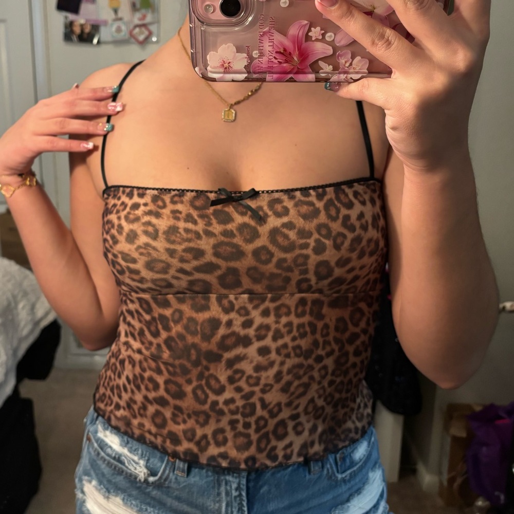 Windsor Leopard Print Camisole Top
